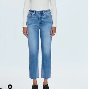 Pistola Charlie High-rise Straight Jeans Fray hem Rhythm Vintage Sz 29